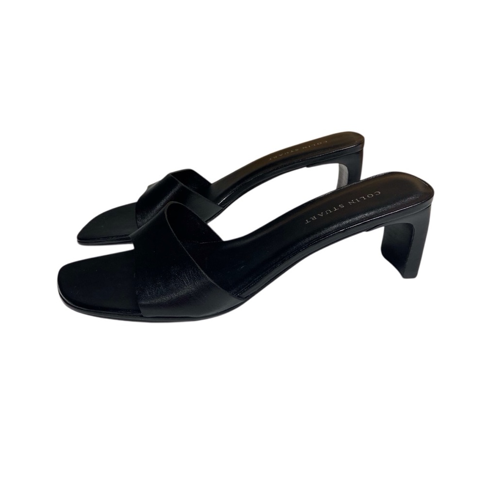Colin Stuart Black Women's Slides Sandals - Picture 11 of 12